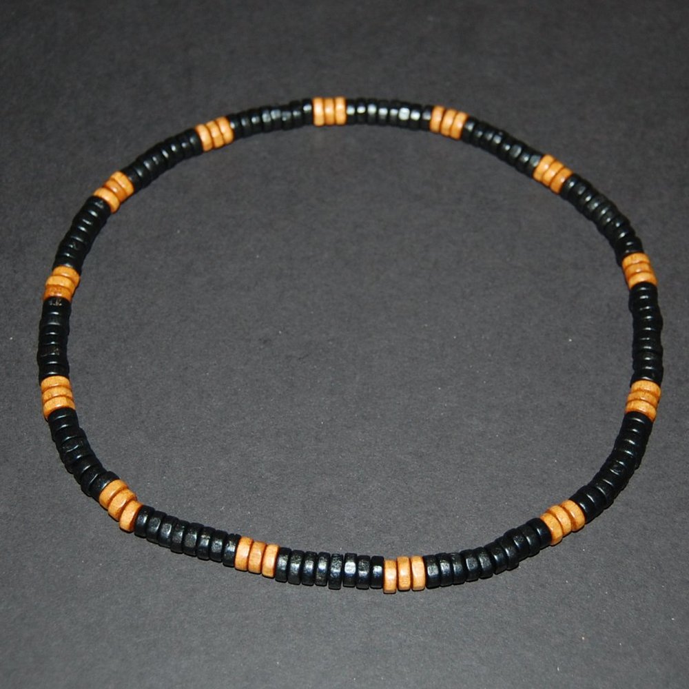 Men Necklace,Wood Necklace,Surfer Necklace,Tribal Style,Chocker,Beach Necklace